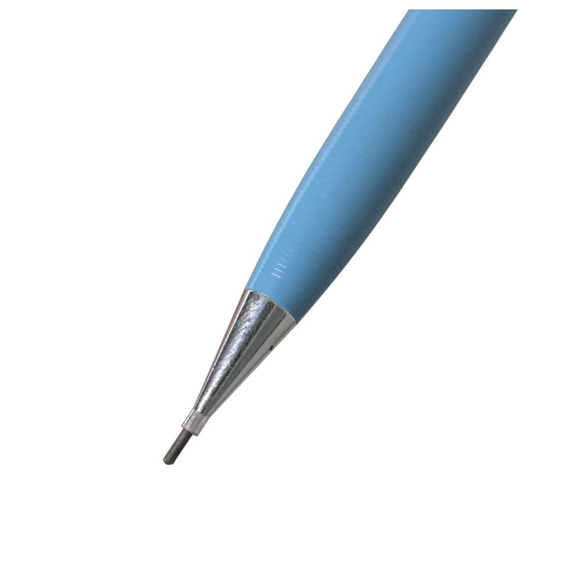 Vintage Sheaffer Snorkel Blue Chrome Mechanical Pencil and Hudson Pen Untested - Picture 4 of 13